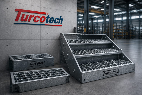 Turcotech iş güvenliği standartlarına uygun kaymaz gemici merdiven basamakları
